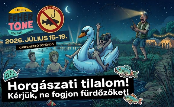 I. számú tó - Korlátozott horgászat Fehértone fesztivál miatt